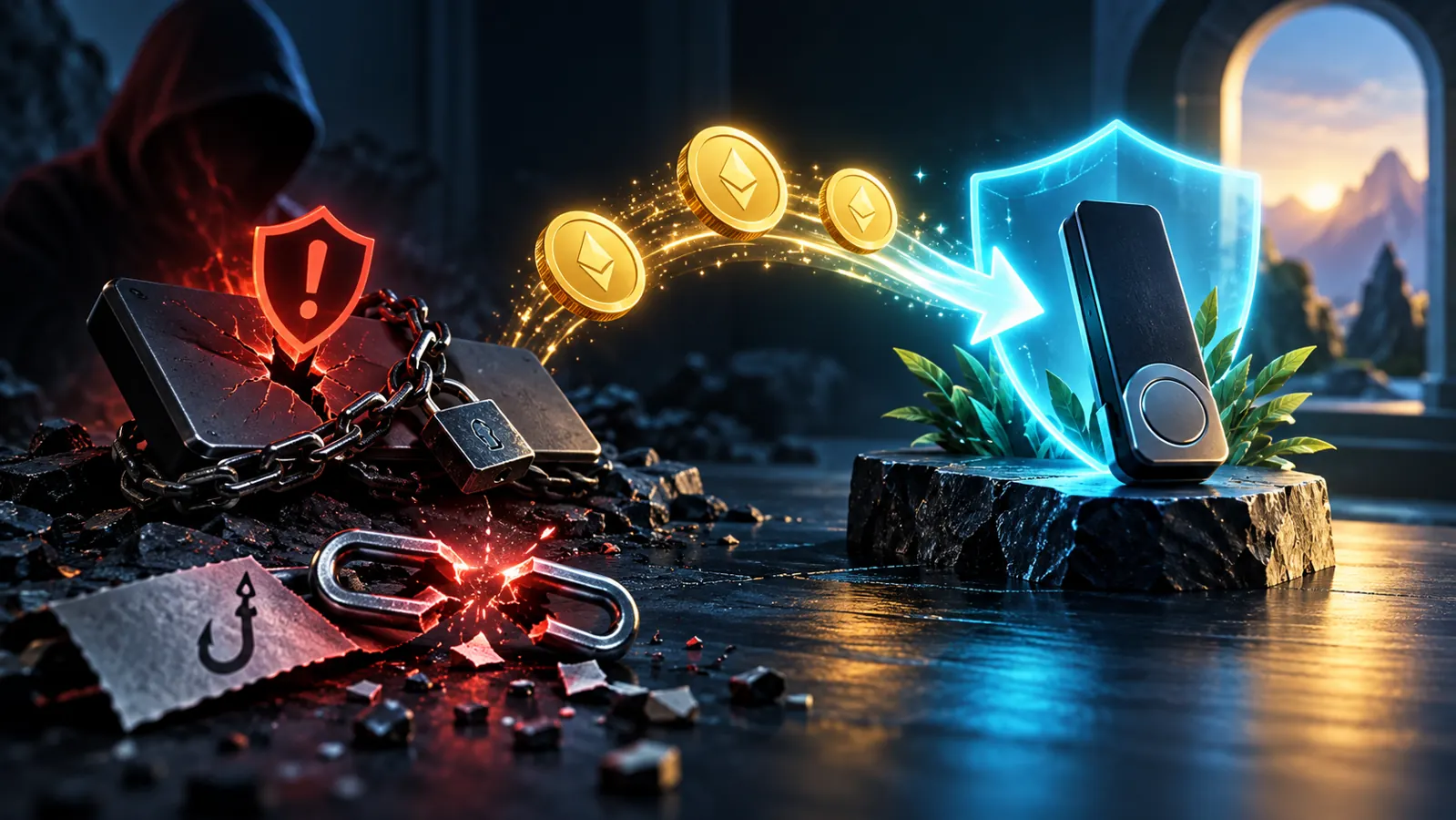 Illustration d’une réponse sûre après un incident crypto